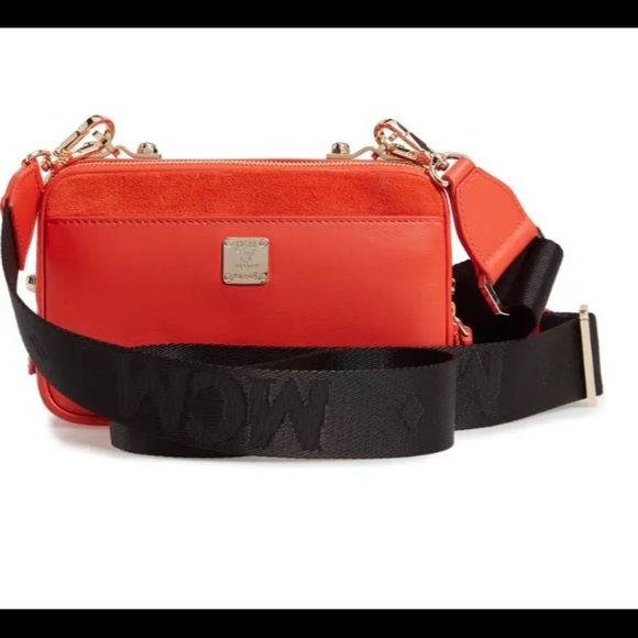 MCM Bags Mcm Mini Cubism Suede Crossbody Bag Poshmark